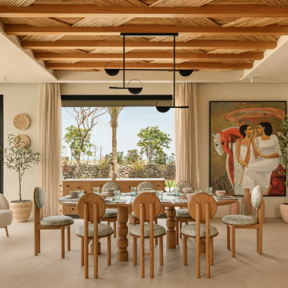 Σκανδιναβικό design και μεσογειακή ανεπιτήδευτη πολυτέλεια συνδυάζονται ιδανικά σε αυτό το σπίτι στην Αίγυπτο
