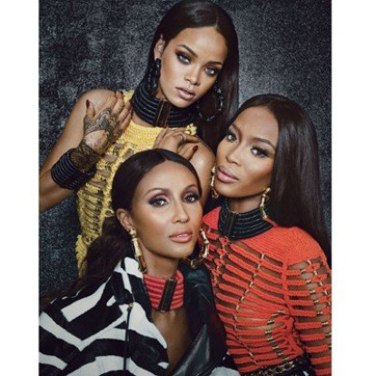 Rihanna & Naomi & Iman
