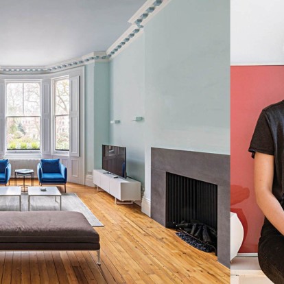 Η Λυδία Ξυνογαλά έδωσε νεά πνοή σ' ένα βικτωριανό κτίριο στο Λονδίνο