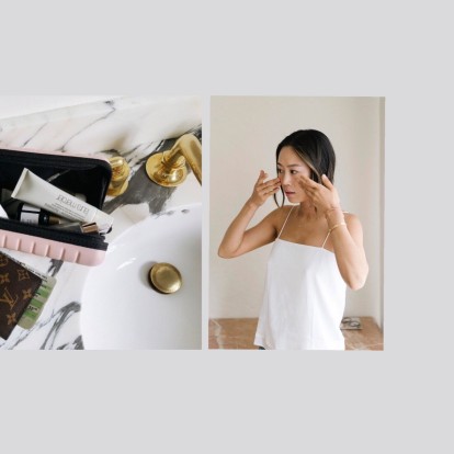 Aimee Song: Τι έχει μια διάσημη fashion blogger στην τσάντα του αεροδρομίου 