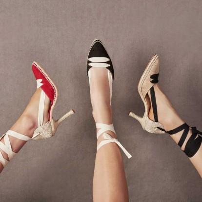 Η Castaner εσπαντρίγια δια χειρός Manolo Blahnik 