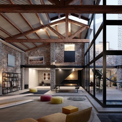 Ένα θέατρο του προηγούμενου αιώνα στη Βαρκελώνη μετατράπηκε σε μια ιδιαίτερη κατοικία 