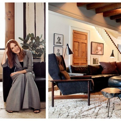 Στο πανέμορφο και cozy σπίτι της ηθοποιού Julianne Moore στο Manhattan