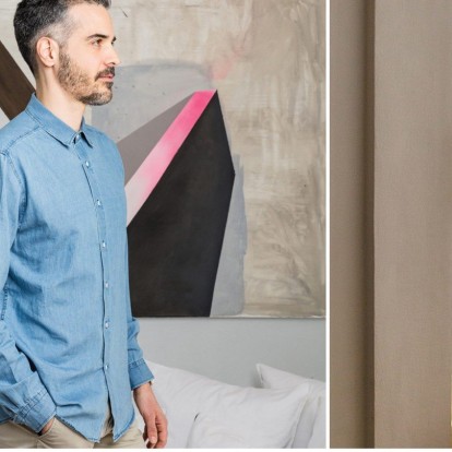 O αρχιτέκτονας Κωνσταντίνος Μαθέας μας ανοίγει το εκλεπτυσμένο σπίτι του στο κέντρο της Θεσσαλονίκης 