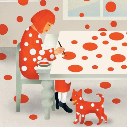 Εικονογραφημένο παιδικό βιβλίο για τη ζωή της Yayoi Kusama 