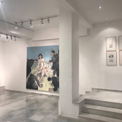 Εγκαίνια για την ατομική έκθεση του Απόστολου Γεωργίου 