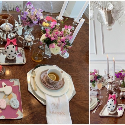 Η Λαμπρινή Σταύρου δίνει τη δική της συνταγή για ένα πασχαλινό #stayhome tea party