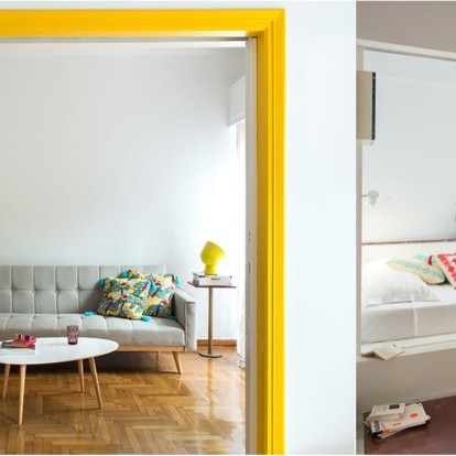 Pretty in Pink: Ένα ανακαινισμένο διαμέρισμα στην Πλάκα που θα σας μαγέψει