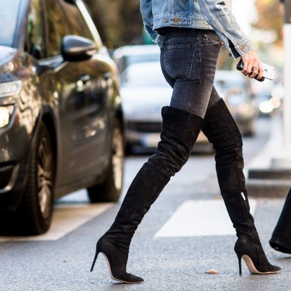 Mπείτε στο παιχνίδι της over the knee μπότας 