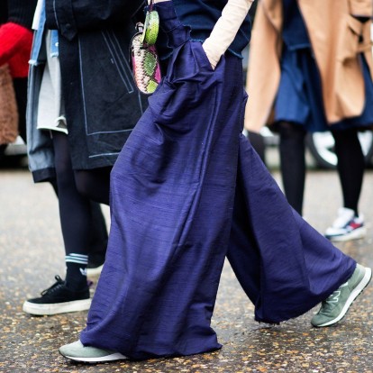 Wide leg pants: Η hot τάση του φετινού χειμώνα
