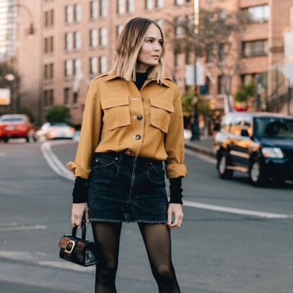 Leather Obsession: Πώς να φορέσετε το δερμάτινο πουκάμισο όπως τα it girls