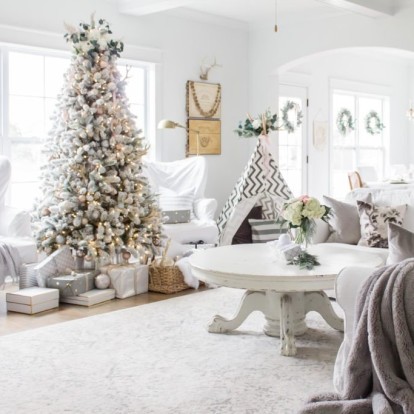 Πώς να υιοθετήσετε το λευκό χρώμα στους χώρους σας ακόμα και το χειμώνα