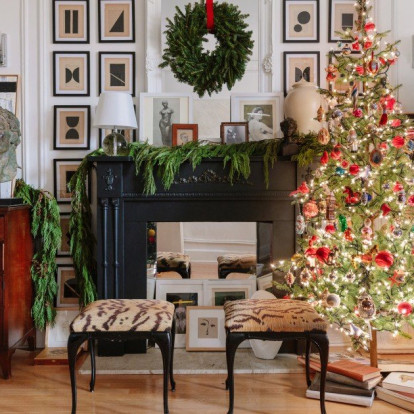 Let the spirit in: Ένα townhouse στο Chicago με vintage αναφορές & φανταστικό festive design