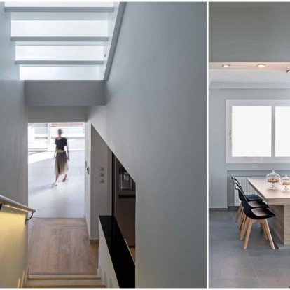 Μια κατοικία τεσσάρων επιπέδων στη Βάρη με ακαταμάχητο μινιμαλιστικό design