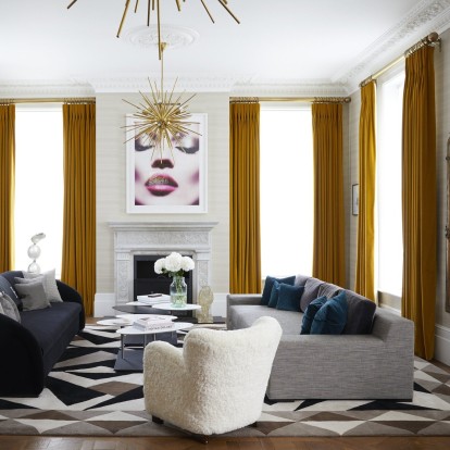 Ένα ξεχωριστό townhouse με joyful χαρακτήρα και στοιχεία μοντέρνας τέχνης
