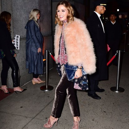 Ένα πρωτότυπο party look από την Οlivia Palermo 