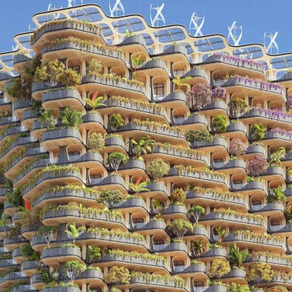 Rainbow Tree: Αυτή η πρωτοποριακή, ξύλινη, ανθισμένη πολυκατοικία στο Cebu, στις Φιλιππίνες, είναι μια αληθινή νησίδα οικολογικής δροσιάς