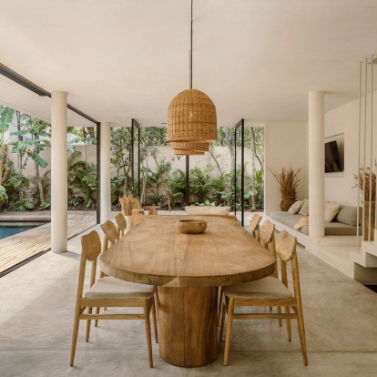 Mια tropical εξοχική κατοικία στο Μεξικό μετατρέπεται στο απόλυτο peaceful περιβάλλον