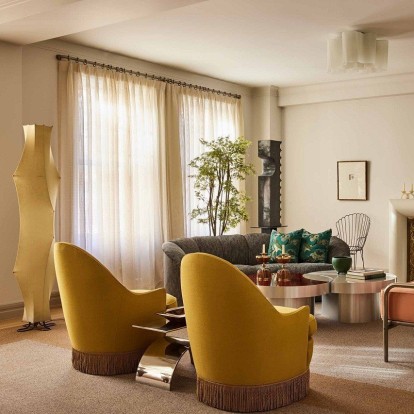 Vintage αέρας και ανεπιτήδευτη πολυτέλεια χαρακτηρίζει αυτό το διαμέρισμα στο Manhattan