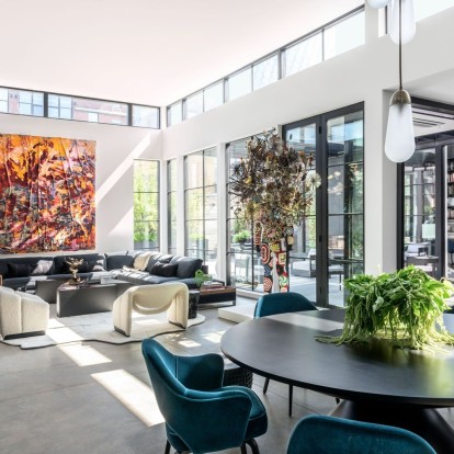Μια super stylish κατοικία στο Chicago υμνεί τη μόδα αλλά και τη μοντέρνα τέχνη