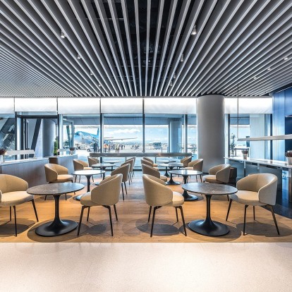 To νέο business lounge στο αεροδρόμιο της Θεσσαλονίκης προσφέρει μια ολιστική εμπειρία 
