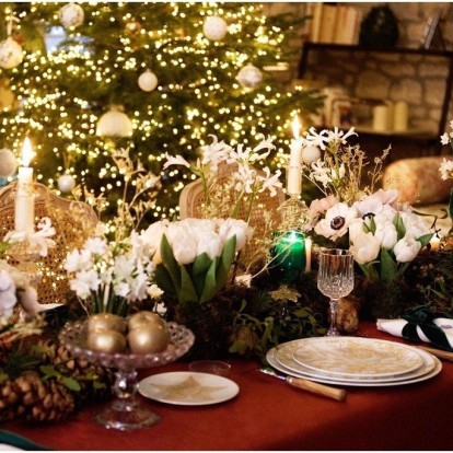 Η creative director του Dior Maison, Cordelia de Castellane, δημιουργεί το πιο festive art de la table