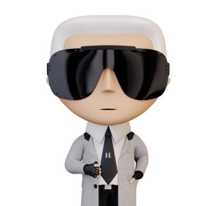 O Karl Lagerfeld γίνεται ψηφιακή μινιατούρα και η μόδα εισέρχεται στη νέα τάξη πραγμάτων