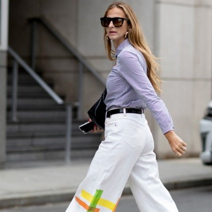 White Trouser: Οι πιο updated τρόποι για να το φορέσετε την άνοιξη