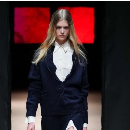 To show του οίκου Prada στο Μιλάνο είχε κάτι από επιστημονική φαντασία