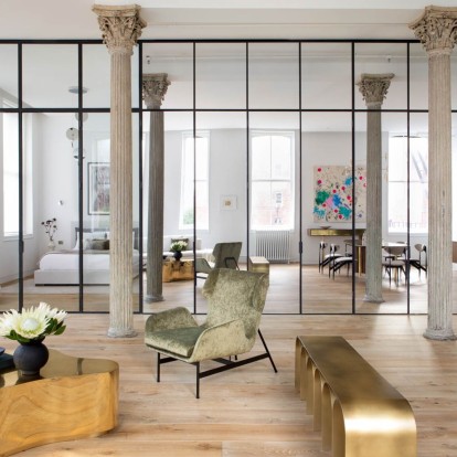 Ένα ιστορικό loft του 1864 στην Tribeca πήρε ξανά ζωή 