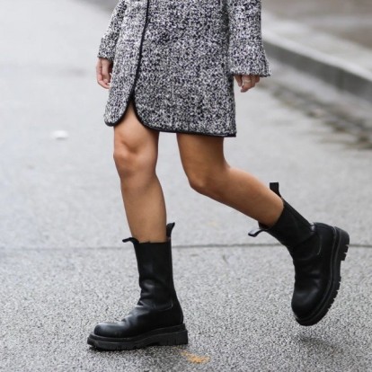 Chunky sole boots: Tα μποτάκια που ταιριάζουν με όλα σας τα σύνολα 