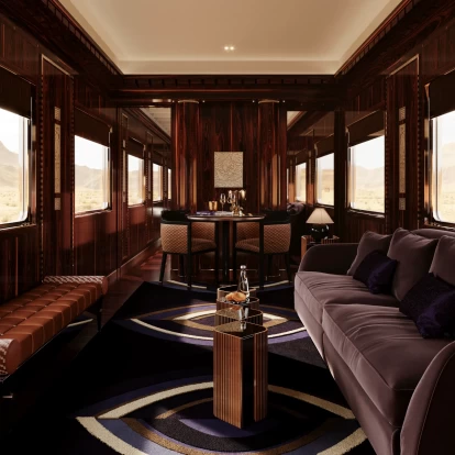 To Orient Express αποκαλύπτει τη νέα του προεδρική σουίτα σε μια εντυπωσιακή έκθεση design 