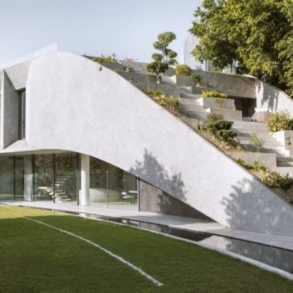 Περιηγηθείτε στην φουτουριστική Villa KD45 στο Δελχί 